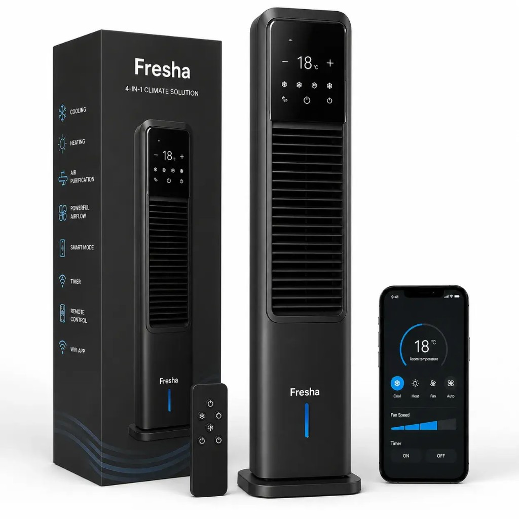 Fresha™ 4-in-1 kolonnu gaisa dzesētājs