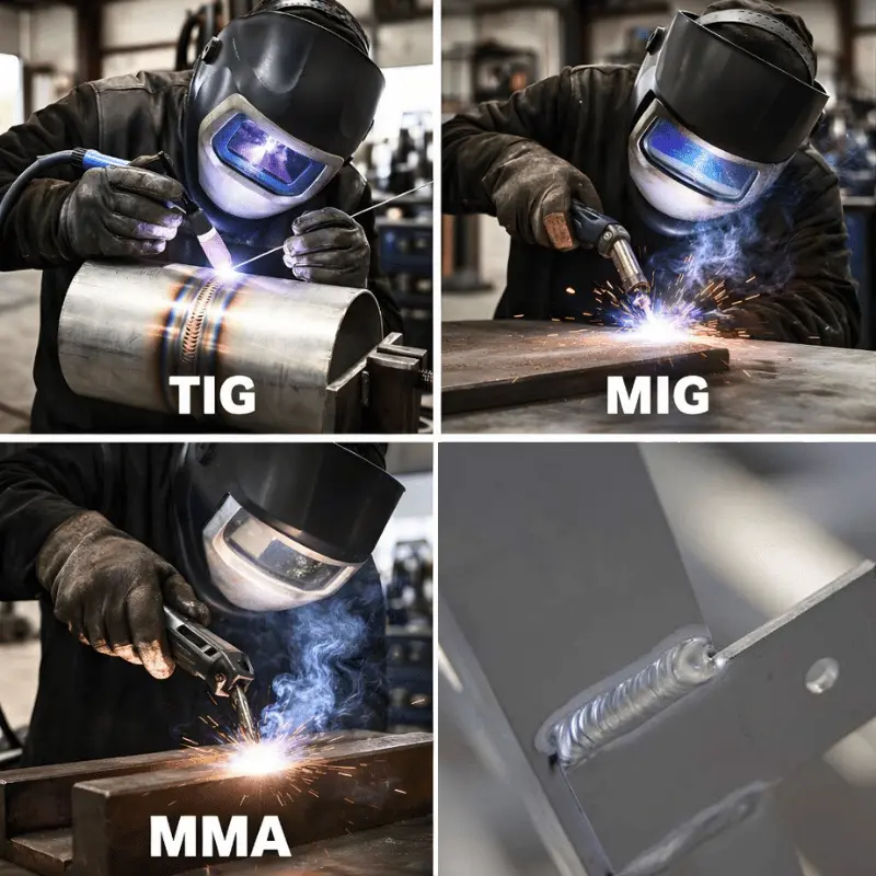 Elementy spawane Welderon X9 Synergy: blacha, rura, inox, żeliwo i profil aluminiowy